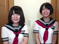 パンチラ防止のブルマに逆に興奮してしまいそのまま着衣ファック！素人女子校生美少女痴女のアダルト動画