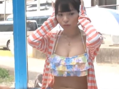 男友達とマッサ体験→中出しセックスに発展しちゃった女子大生巨乳素人美少女水着中出しマッサージのエロ動画