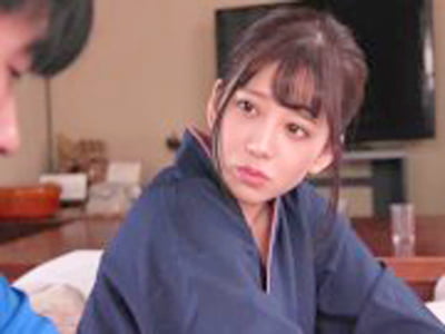 ハシカンみたいな温泉宿のかわいい仲居さんとセックス美少女パイパンの無料エロ動画