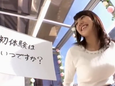 MM号で見せられたデカチンを笑顔でハメちゃう素人JD巨乳素人美少女の無料エロ動画