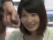 巨大バスト若奥様が童貞男子の一人エッチお手伝い→筆おろし!!！巨乳素人フェラ人妻手コキナンパのアダルト動画