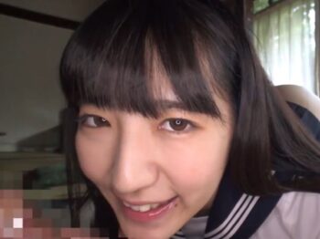 純粋系の美少女JKに中出し＆顔射